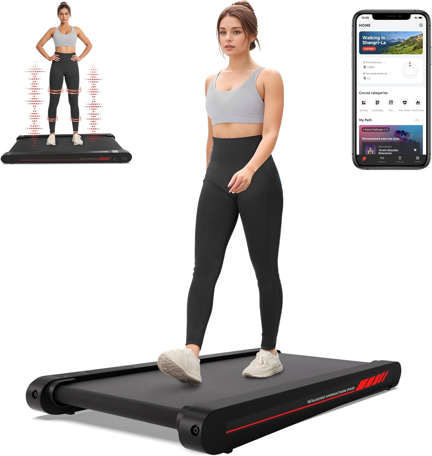 3 in 1 Walking Vibration Pad